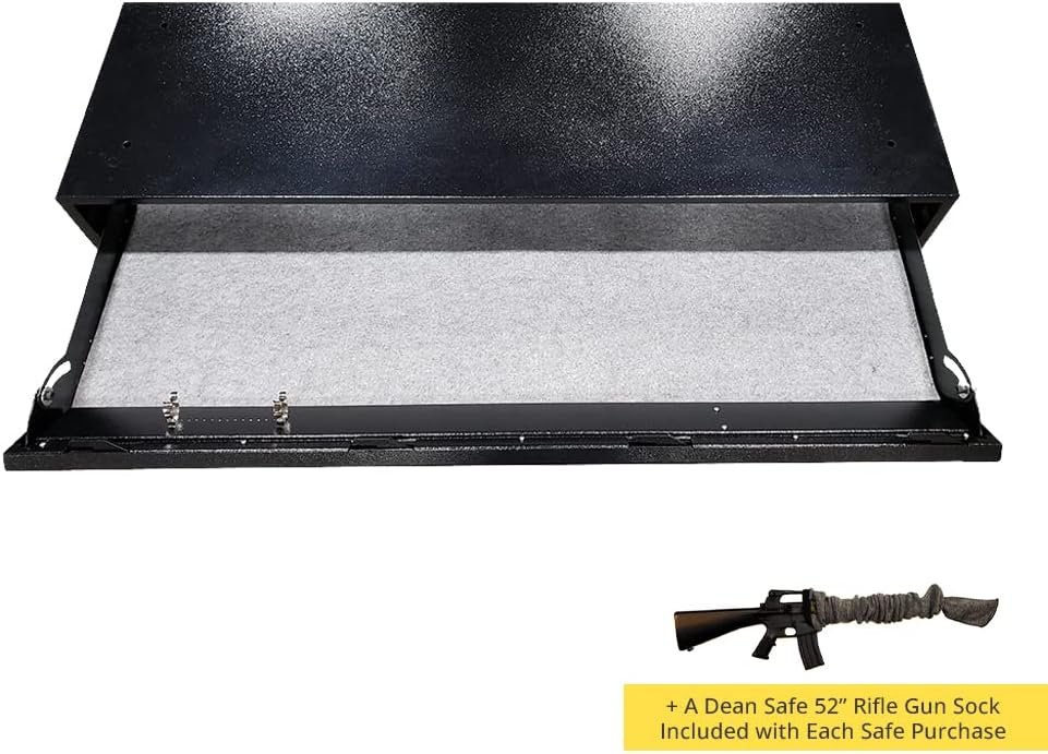 American Security UBS648 AMSEC Under the Bed Defense Vault Truck Safe New and Improved + Dean Safe 52 Rifle Sock