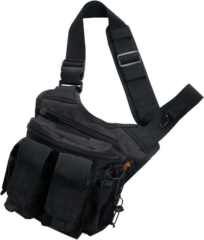 Rapid Deployment Pack - Heavy Duty Water Resistant Fabric - Ergonomic Sling Pack - Concealed Pocket