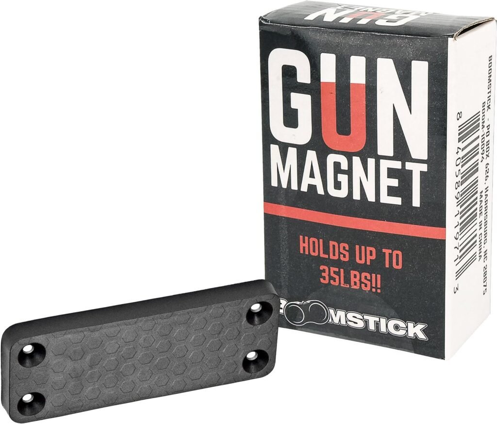 Concealed Gun Magnet Holder Perfect for Desk Under Table Bed Holds Up to 35lbs