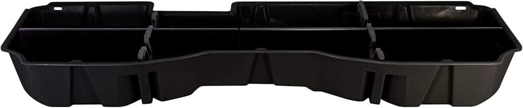 DU-HA Under Seat Storage fits 14-18 Chevy Silverado/GMC Sierra Light Duty Crew Cab  15-19 Heavy Duty Crew Cab | Black Heavy-Duty Back Seat Organizer | 10300