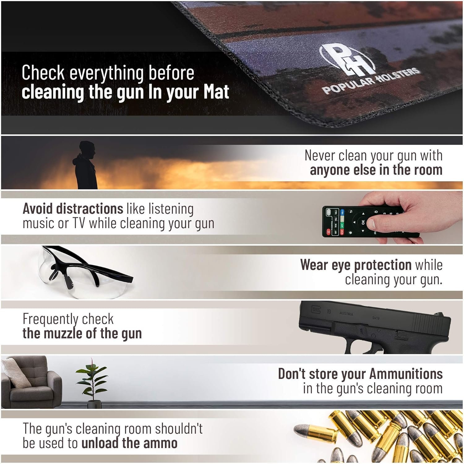 Neoprene Gun Holster Magnet Cleaning Mat Combo Review